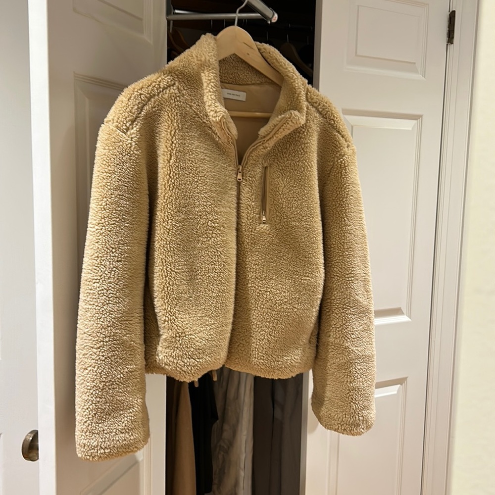 Selling teddy jacket, size S